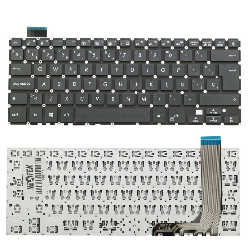 NEOTEK - Teclado Repuesto Asus X407 X407M A407