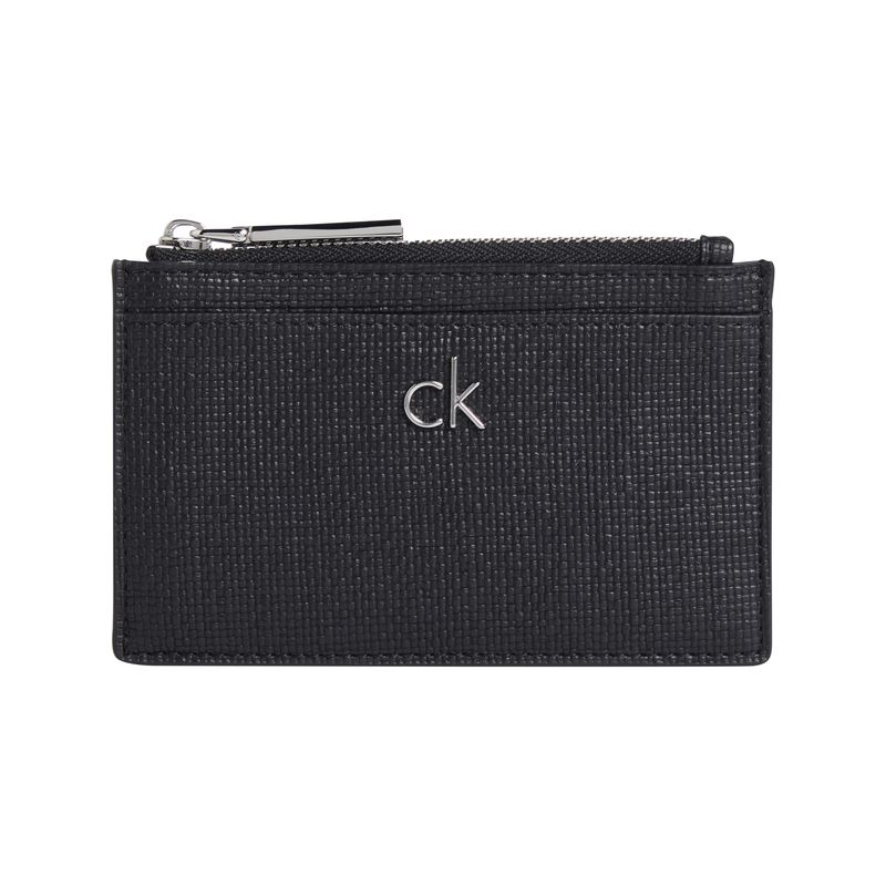 CALVIN KLEIN - Tarjetero negro con monedero ck daily Calvin Klein