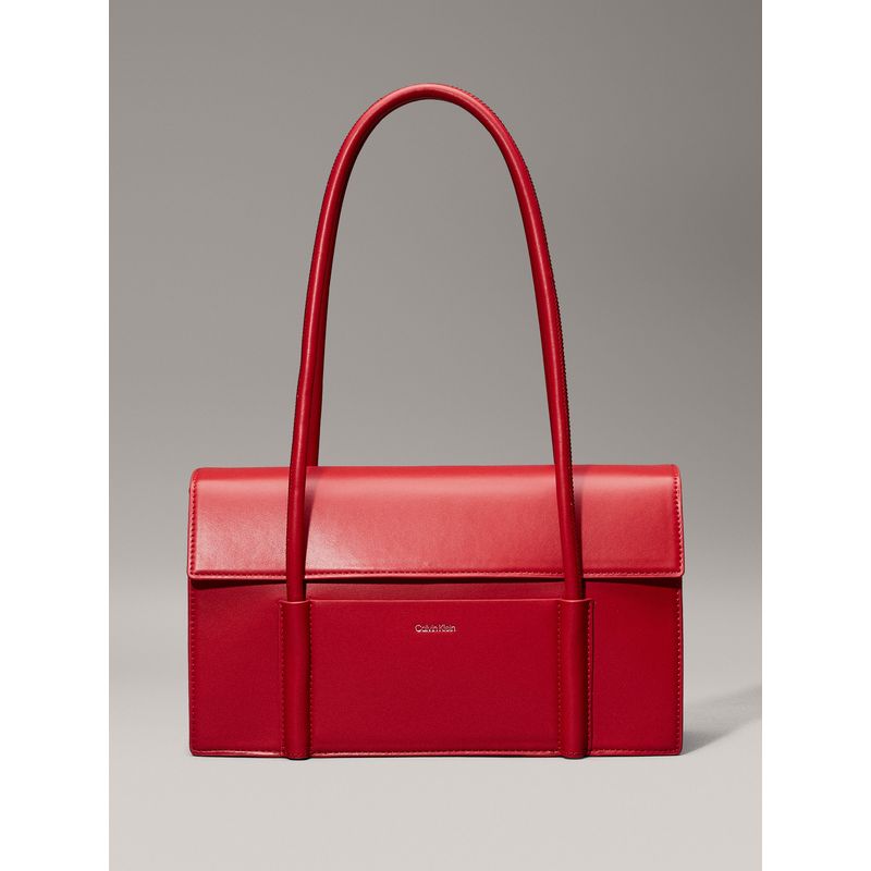 CALVIN KLEIN - Bolso rojo elegante de hombro Calvin Klein