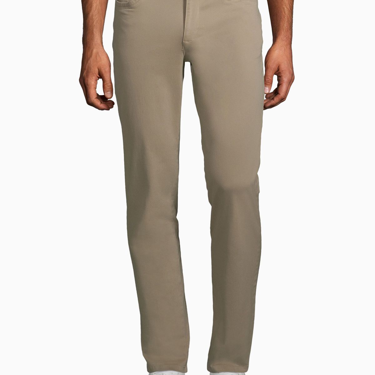 CALVIN KLEIN - Pantalón Beige slim brushe Para Hombre Calvin Klein