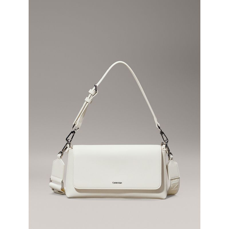 CALVIN KLEIN - Bolso beige de hombro convertible Calvin Klein