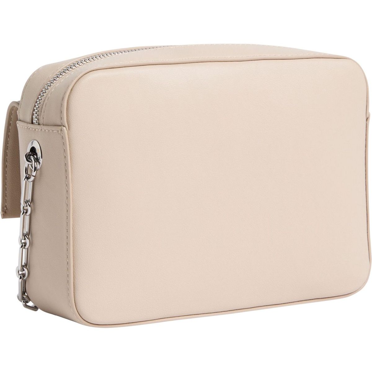 CALVIN KLEIN - Bolso beige cruzado con logo Calvin Klein