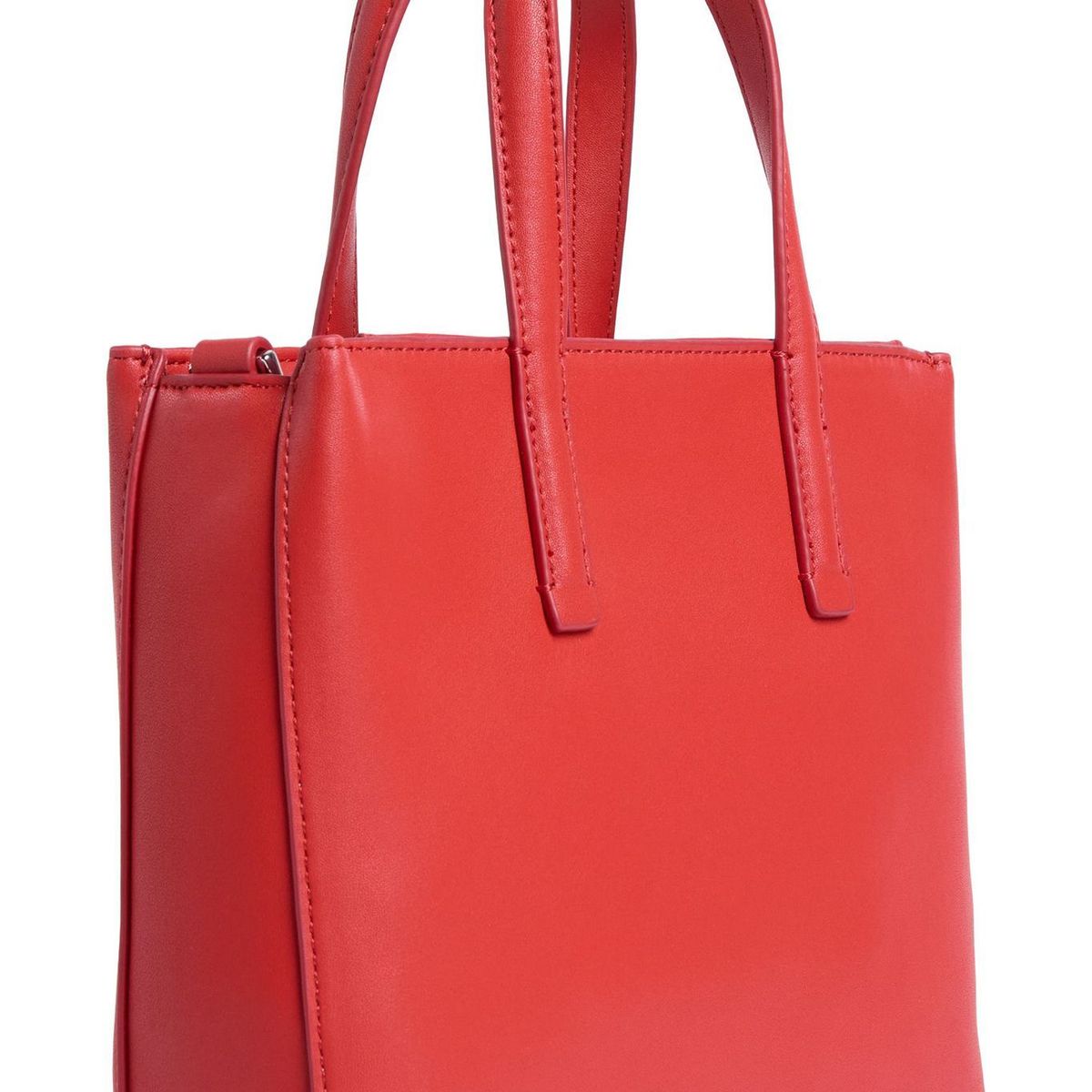 CALVIN KLEIN - Bolso rojo tote pequeño Calvin Klein