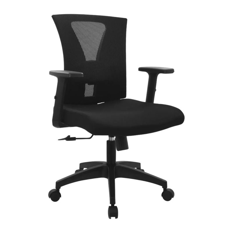 BONNO - Silla De Escritorio Ergonómica Niza Bonno Cómoda Moderna Color Negro