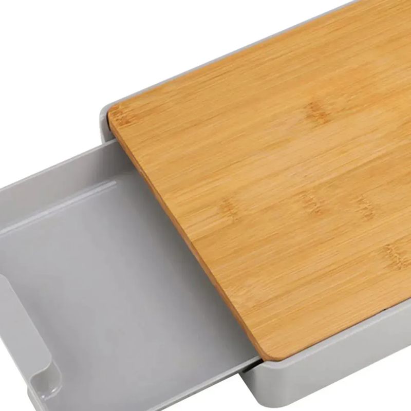 MILOPTS - Tabla De Picar Bambú Bandeja Multiusos Alimentos Cocina