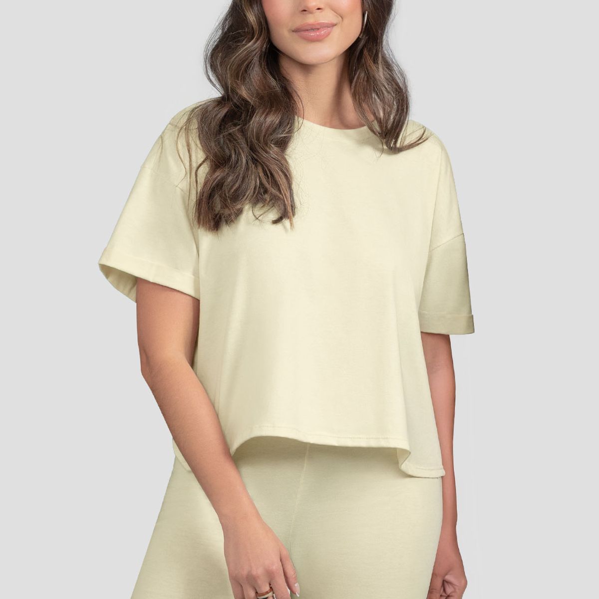 MARKETING PERSONAL - Conjunto Mujer Crema Mp 110978