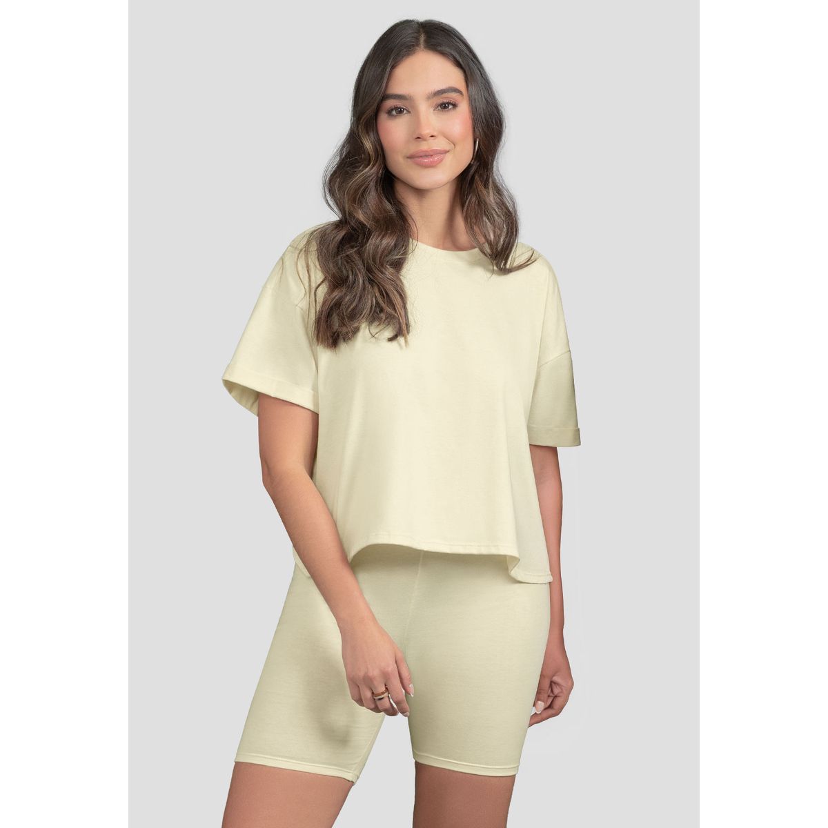 MARKETING PERSONAL - Conjunto Mujer Crema Mp 110978