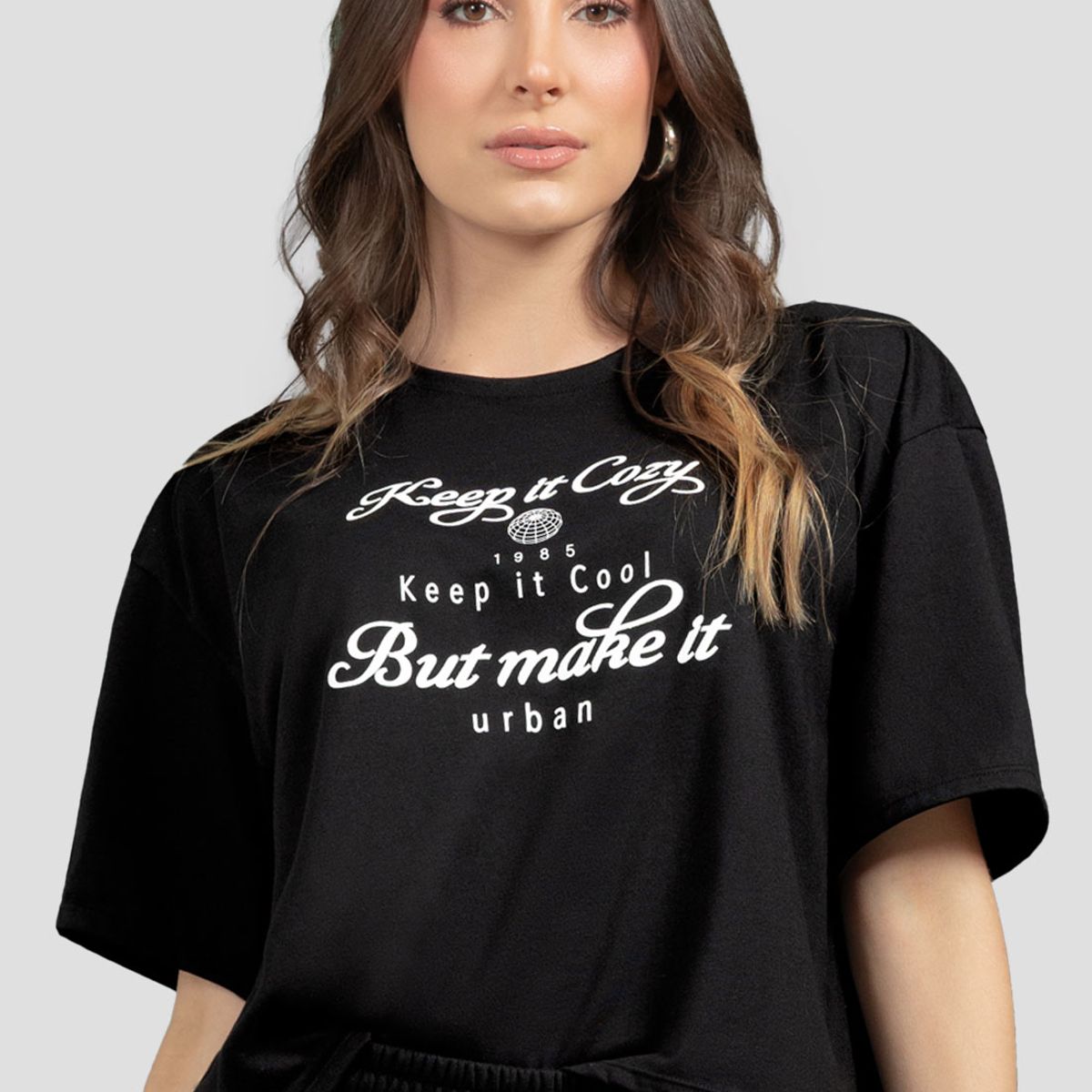 MARKETING PERSONAL - Camiseta Mujer Negro Mp 110983
