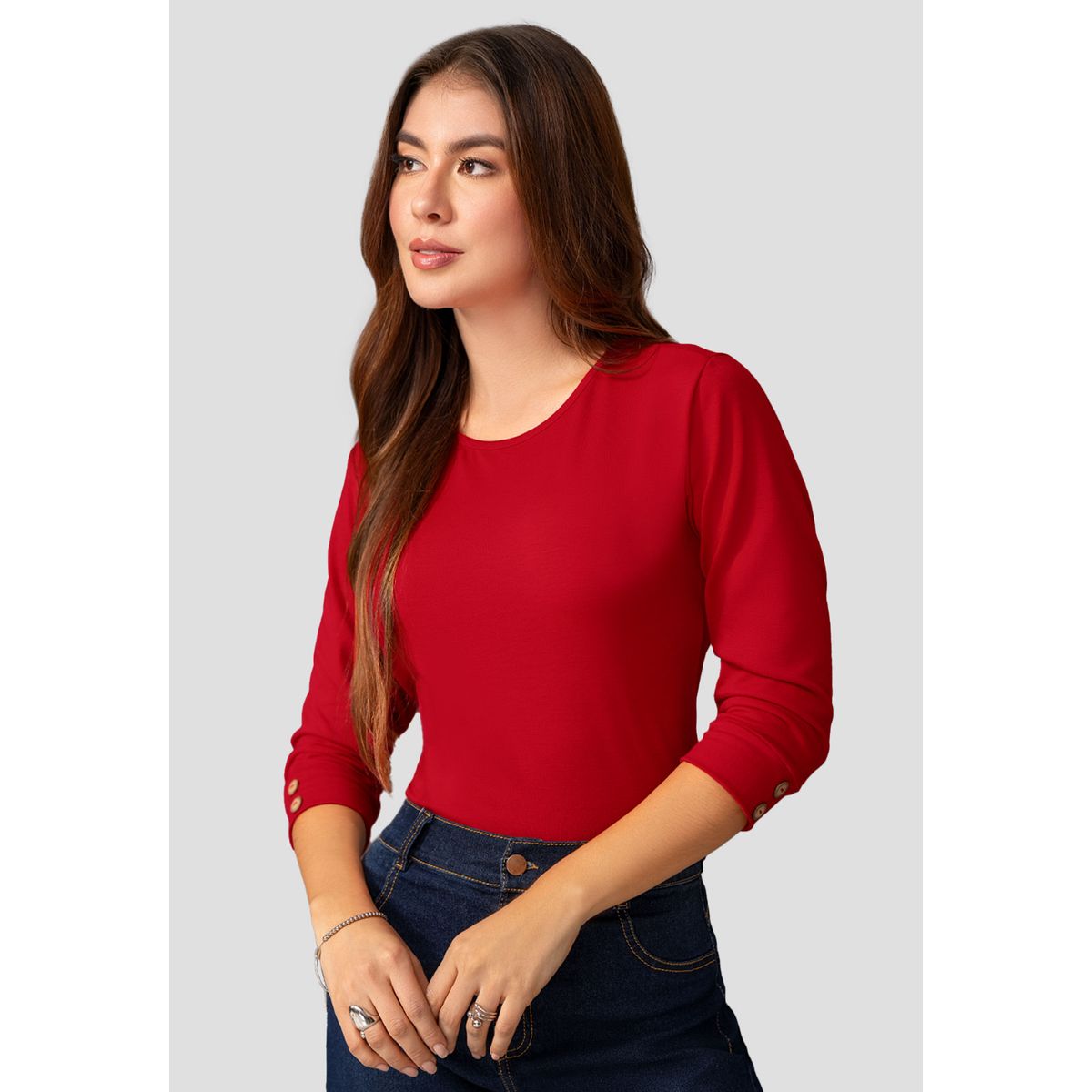 MARKETING PERSONAL - Camibuzo Mujer Rojo Mp 2364