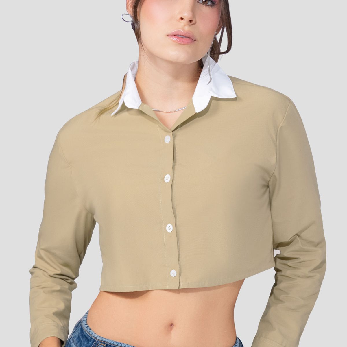 MARKETING PERSONAL - Camisa Mujer Latte Mp 110586