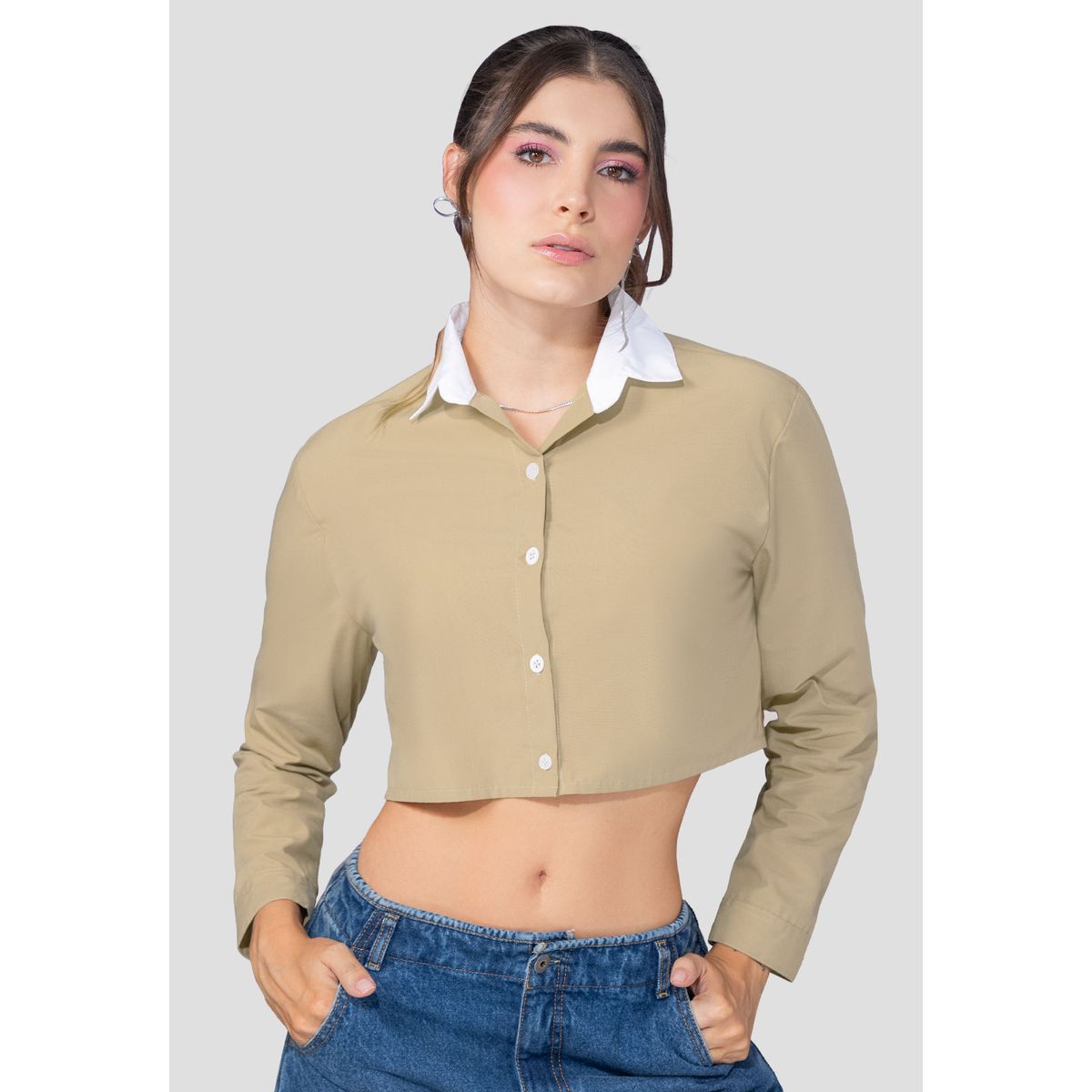 MARKETING PERSONAL - Camisa Mujer Latte Mp 110586