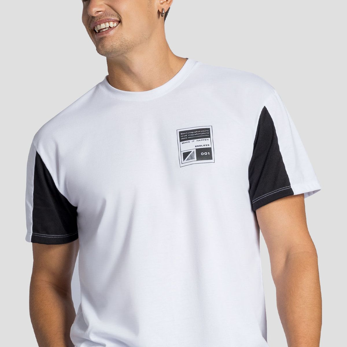 MARKETING PERSONAL - Camiseta Hombre Bicolor Mp 111242