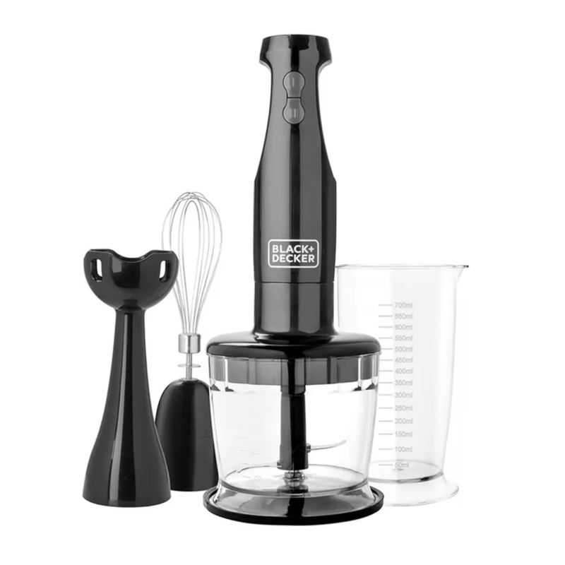 BLACK+DECKER - Batidora 3 en 1 BLACK+DECKER HB2800B Negro