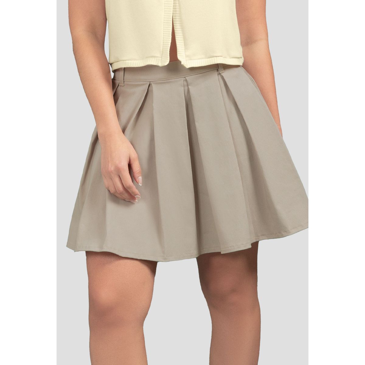 MARKETING PERSONAL - Falda Corta Mujer Latte Mp 110986