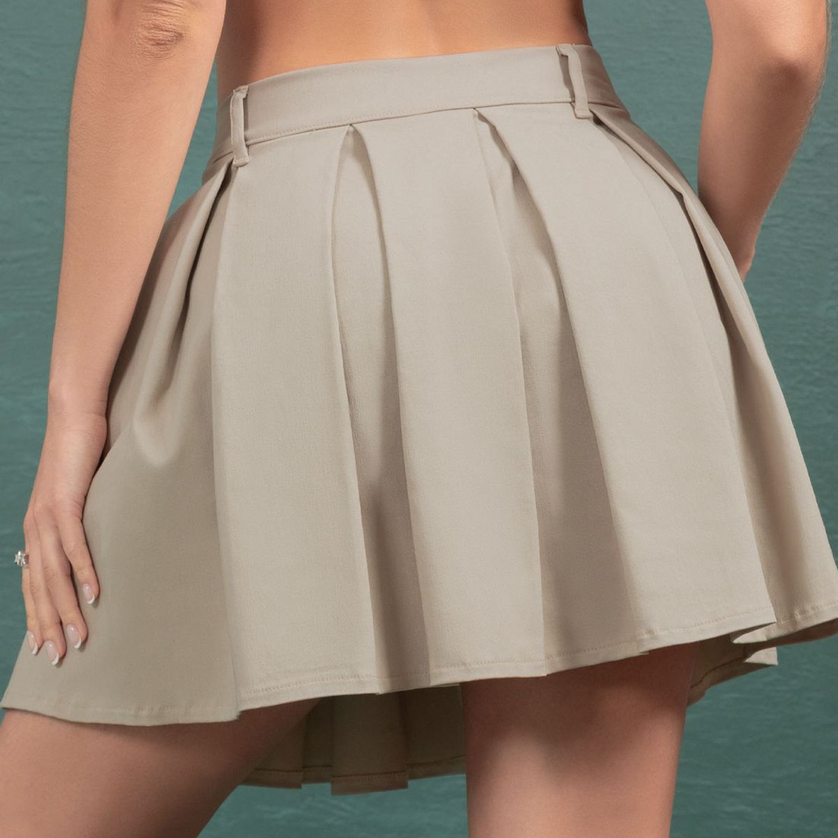 MARKETING PERSONAL - Falda Corta Mujer Latte Mp 110986