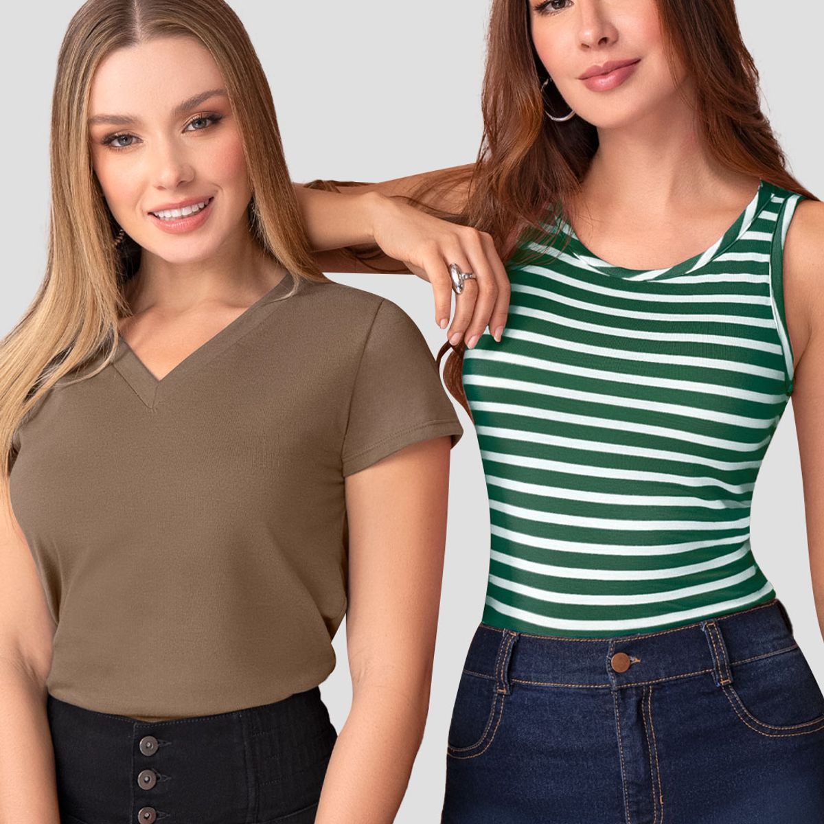 MARKETING PERSONAL - Blusa Paq X2 Mujer Multicolor Mp 111083