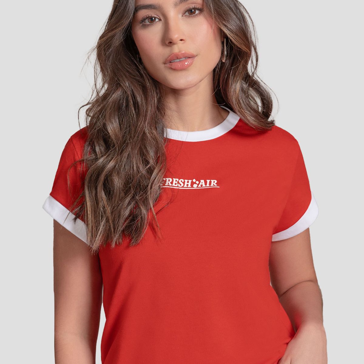 MARKETING PERSONAL - Camiseta Mujer Rojo Mp 110989