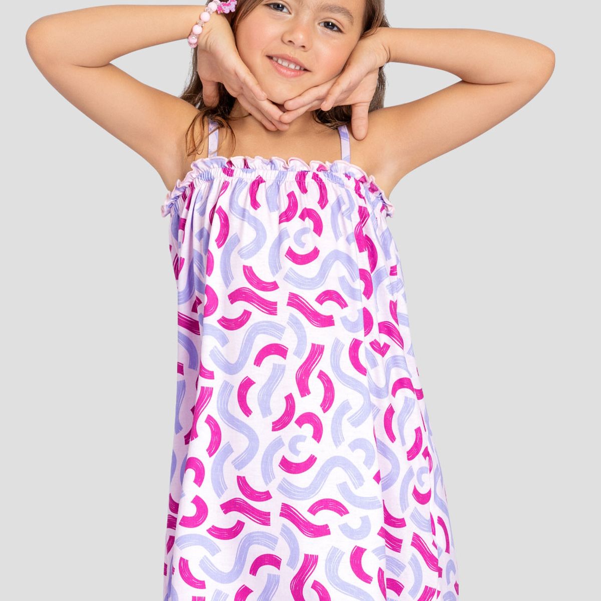 MARKETING PERSONAL - Vestido Paq X2 Infantil Femenino Bicolor Mp 111110