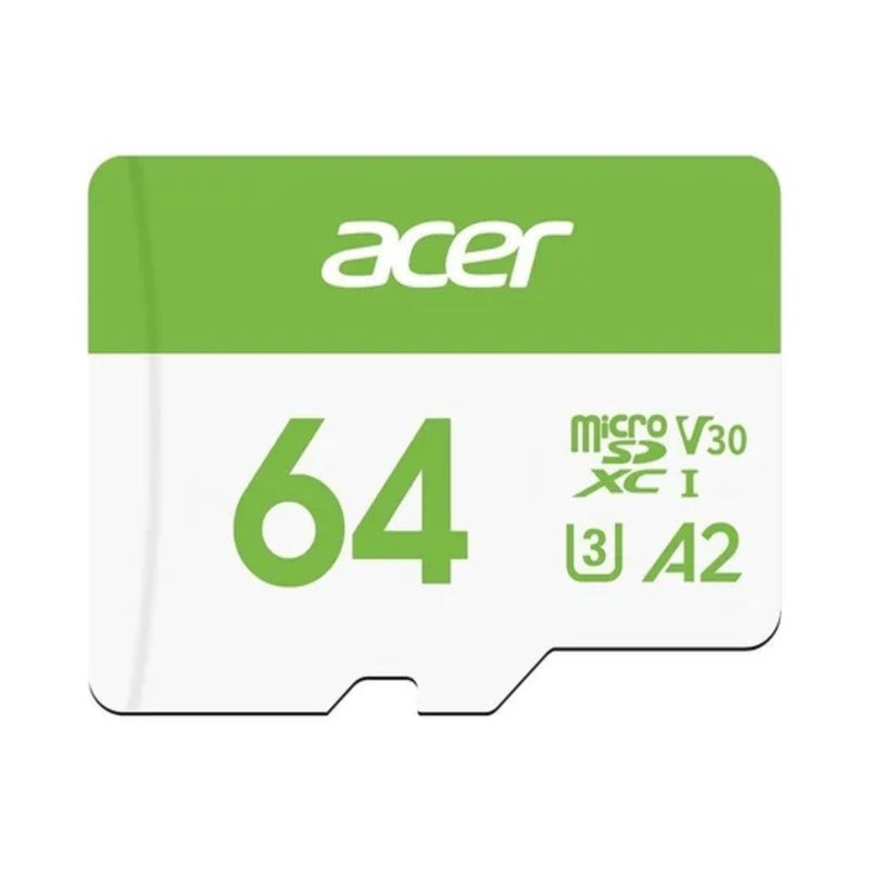ACER - Tarjeta MicroSD 64GB Acer MSC300 Clase 10 UHS-I160 MBs