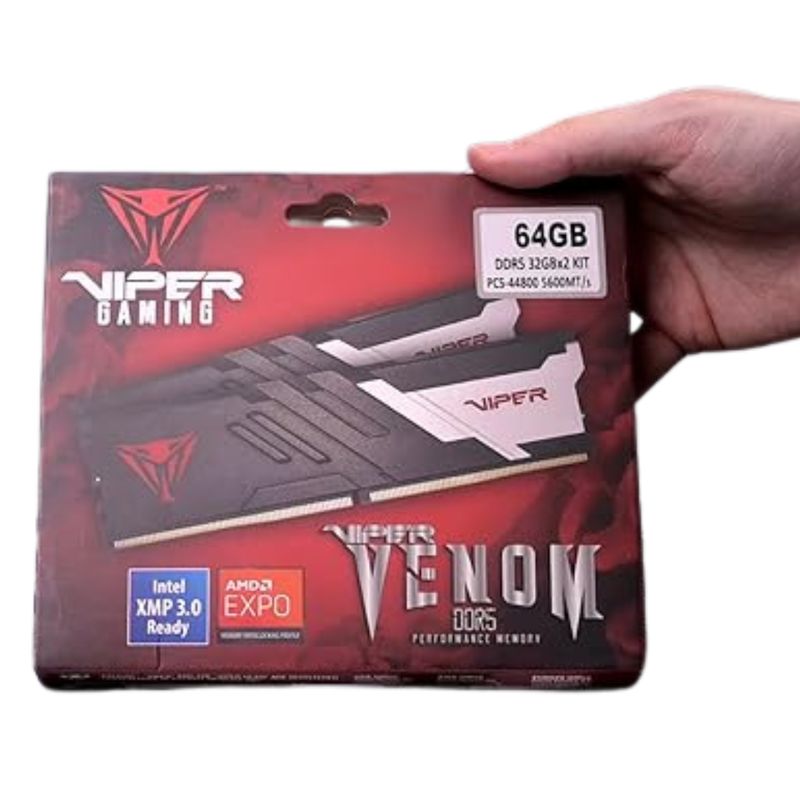 PATRIOT - Memoria RAM PC Ddr5 VIPER GAMING 16gb 2x8 5600mhz RGB PATRIOT