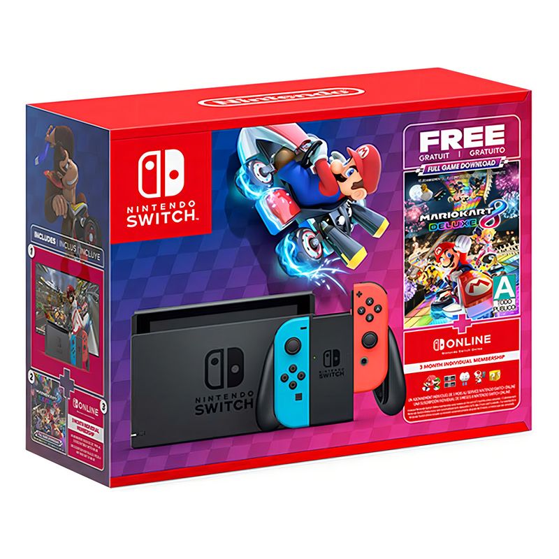 NINTENDO - Mario Kart 8 Deluxe – Diversión Total en Casa y Portátil