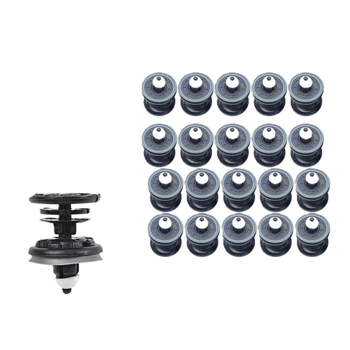 GENERICO - pines broches clips para cartera volkswagen audi 20pcs