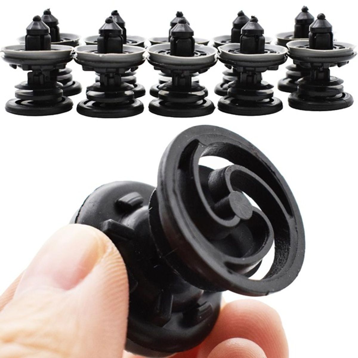 GENERICO - pines broches clips para cartera volkswagen audi 20pcs