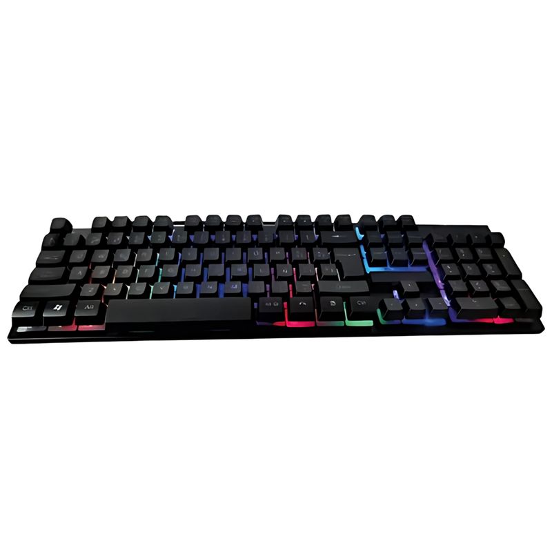 GENERICO - TECLADO GAMER USB RETROILUMINADO F17