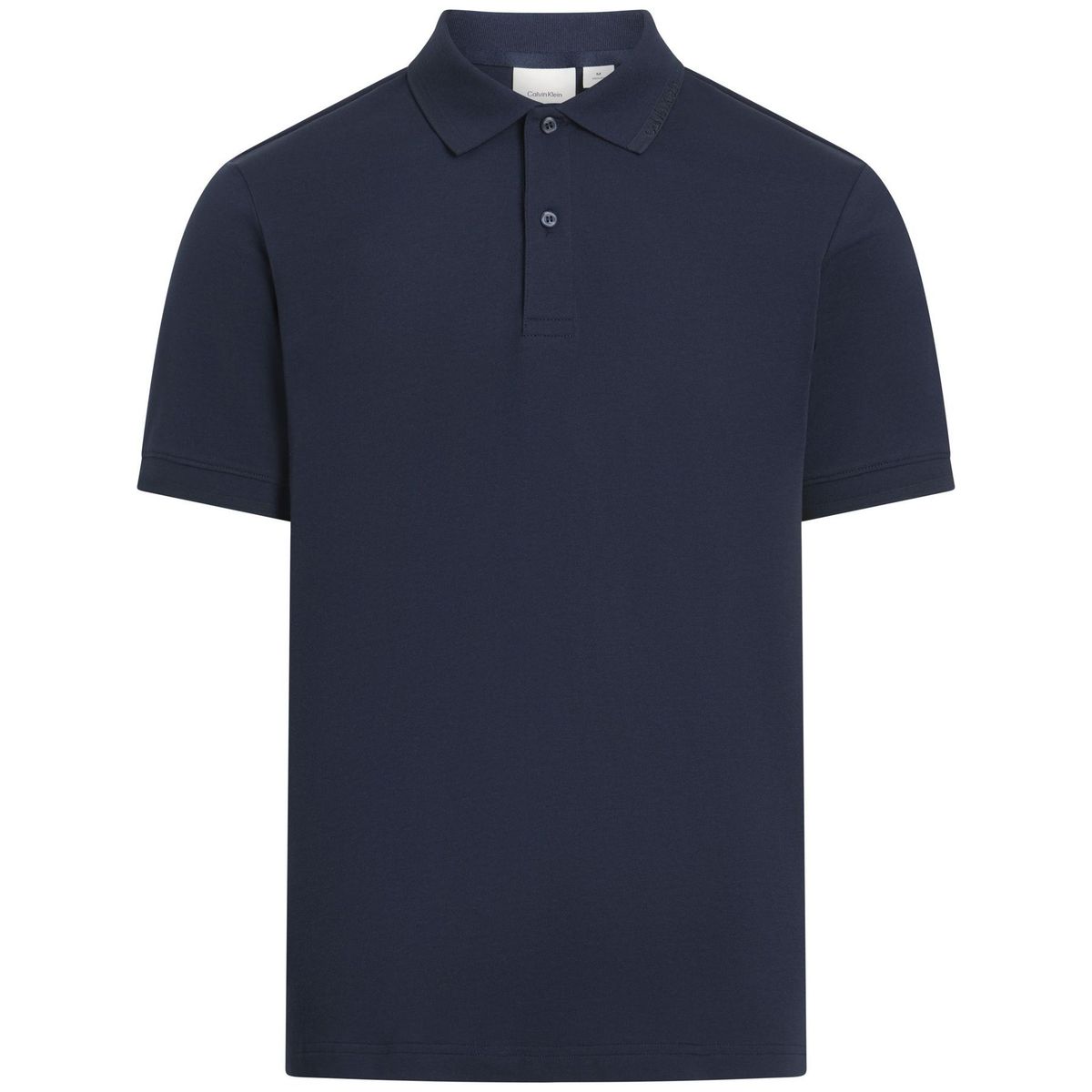 CALVIN KLEIN - Polo azul pique slim thermo tech Calvin Klein