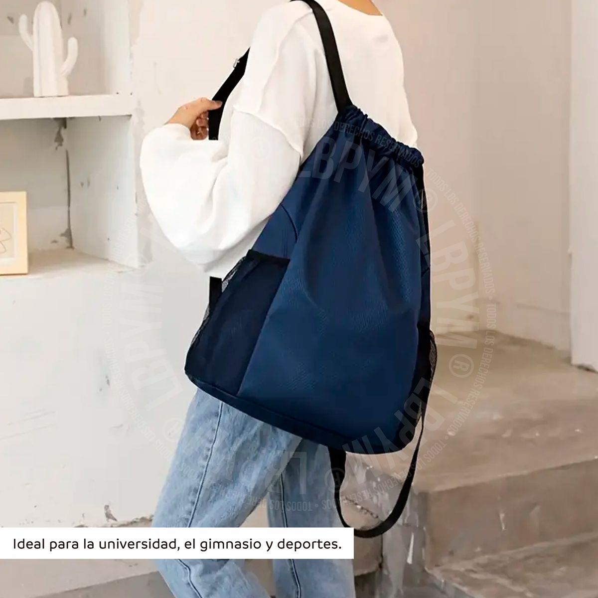 GENERICO - Tula deportiva grande repelente al Agua 20 lt.