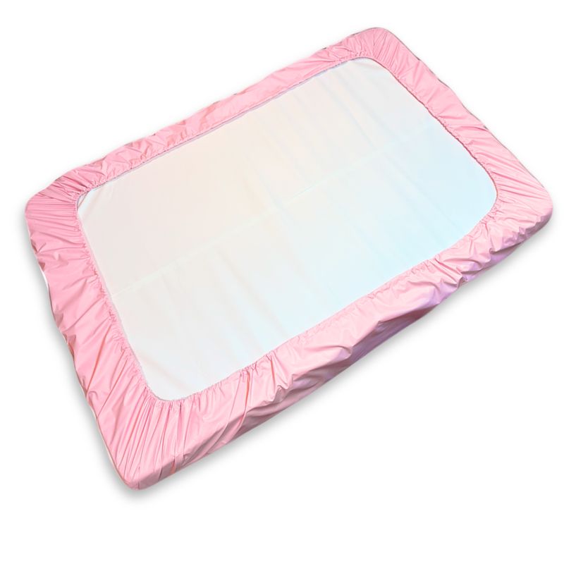 GENERICO - Forro protector plástico antifluidos colchón de cuna bebes azul claro