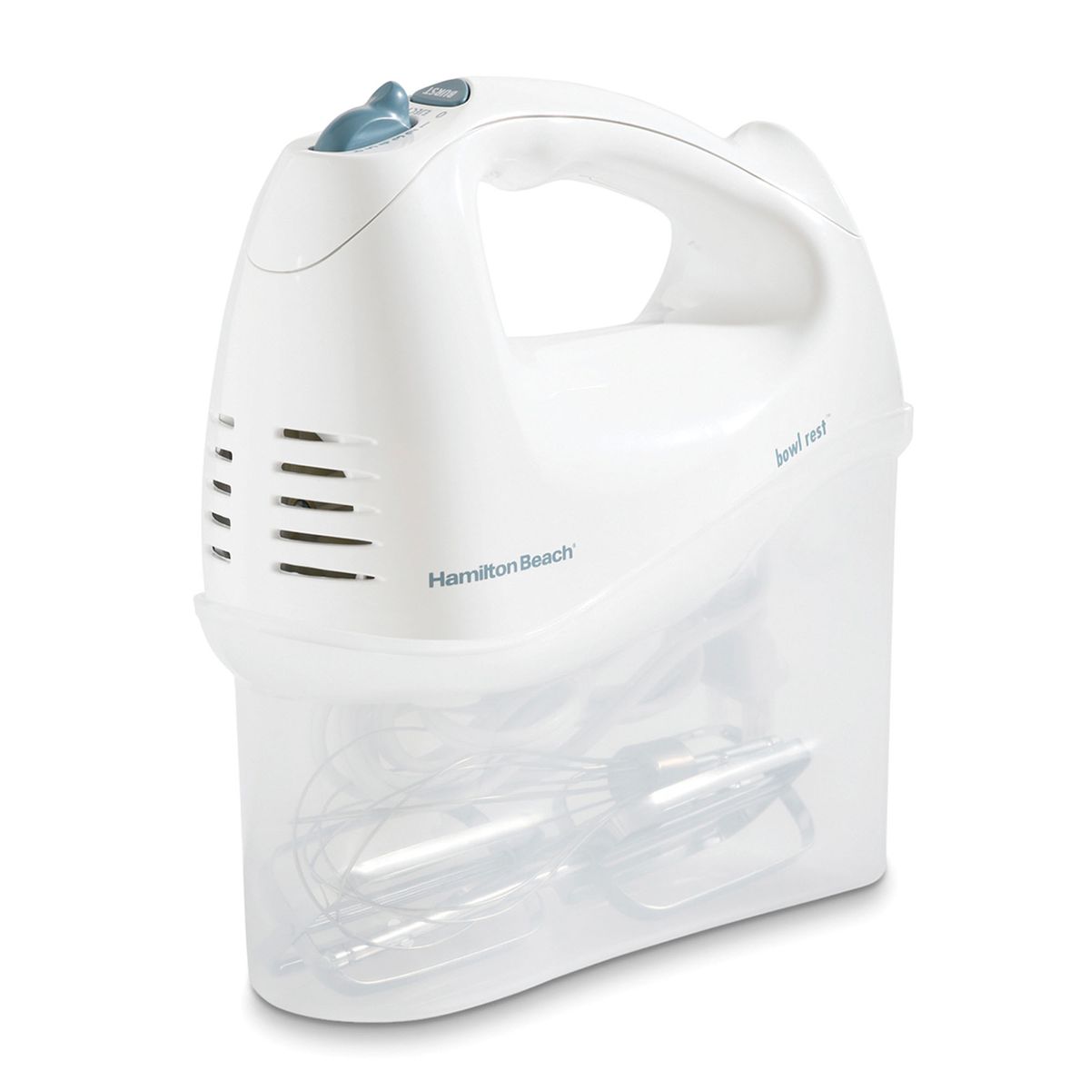 HAMILTON BEACH - Batidora Manual 6 Velocidades 275W Hamilton 62682RZB -Blanco