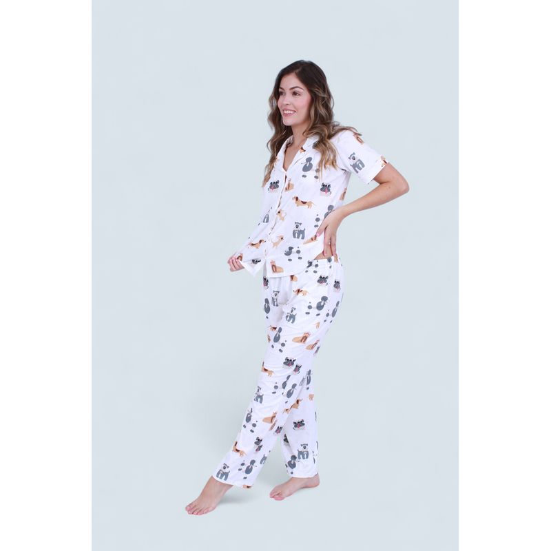 COPO DE NIEVE - Conjunto Pijama Camisera DOG