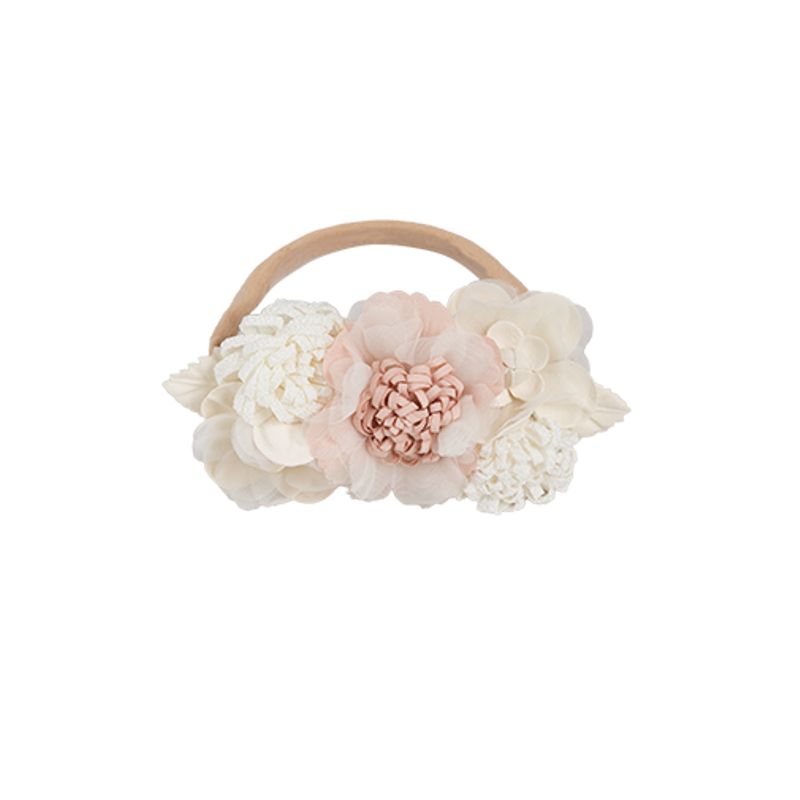 GENERICO - Diadema Lauren Floral en Tonos Pastel para Bebé  Baby Samuu