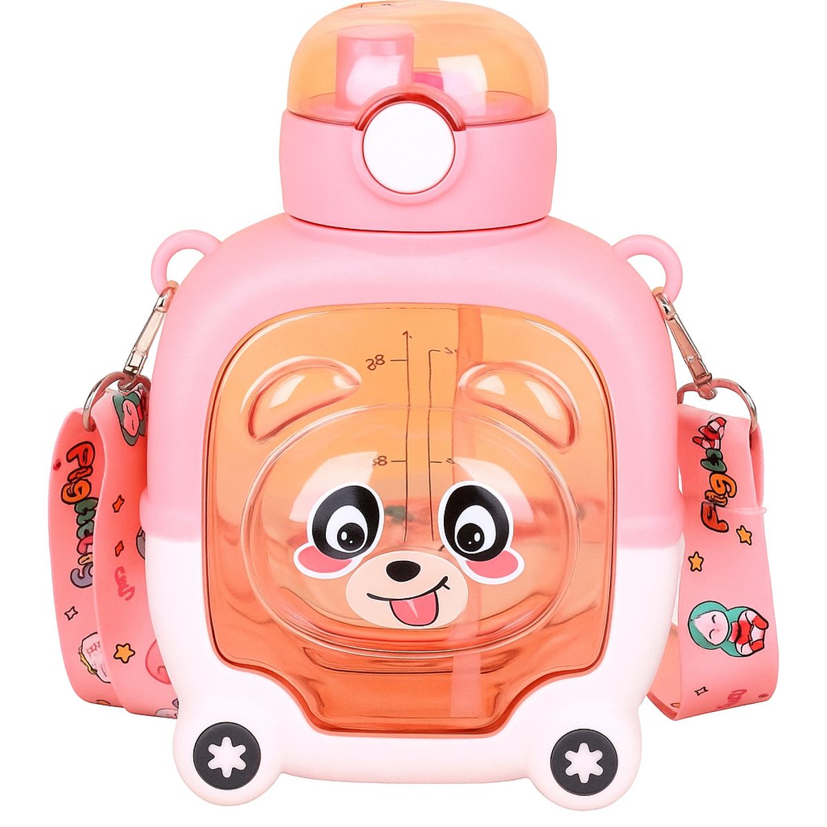 AMERICAN GENERICS - Termo botilito para agua de oso rosado