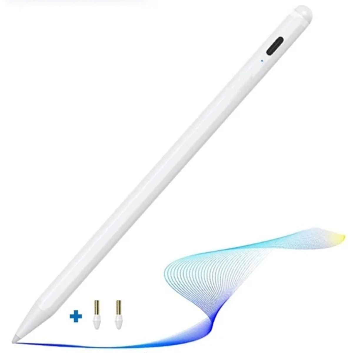 AMERICAN GENERICS - Lápiz Táctil Universal con Punta Fina + Repuestos Incluidos compatible con ipad