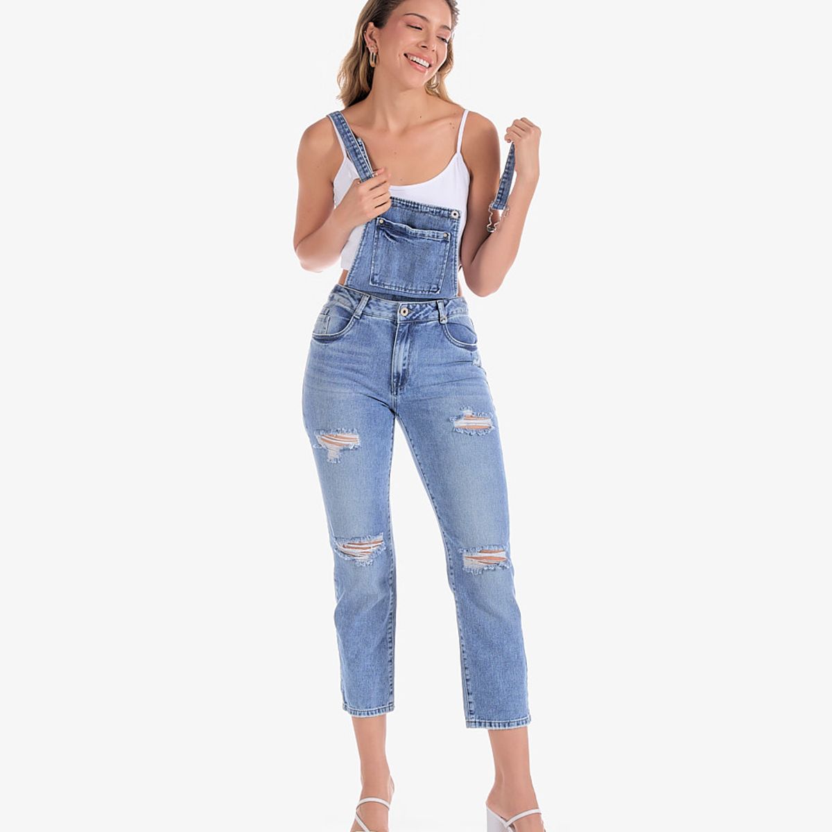 DEREK - Overol Para Mujer Straight Derek