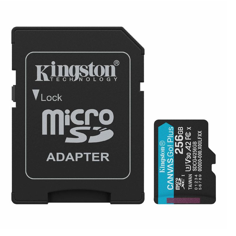 KINGSTON - Memoria micro sd 256gb kingston canvas Plus sdcg4 200mbs
