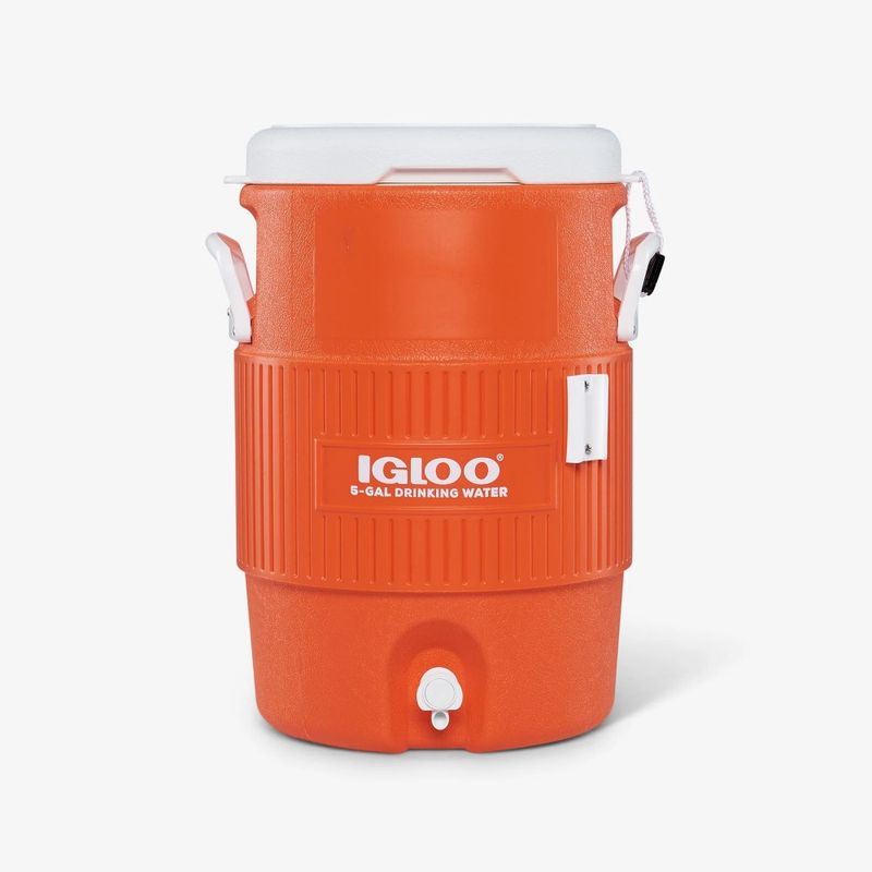 IGLOO - Termo Igloo 10 Galones 37,9 Litros con Dispensador Naranja