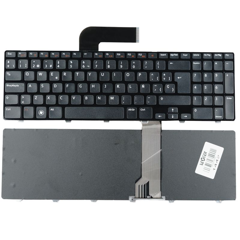 NEOTEK - Teclado Dell 15R N5110 M5110 M501Z Negro
