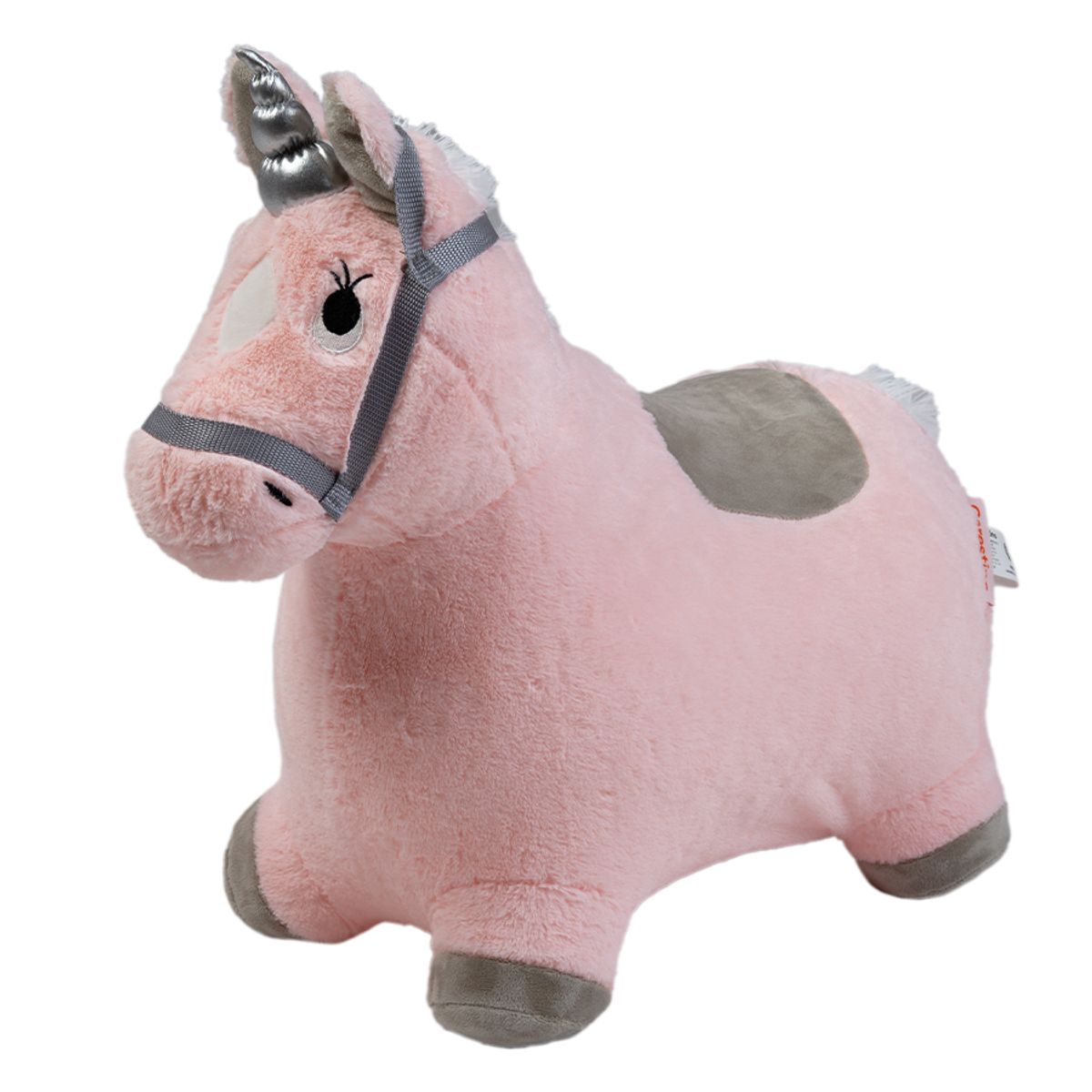 CARESTINO - Inflable Saltarin de Peluche Carestino +18meses Unicornio Rosa