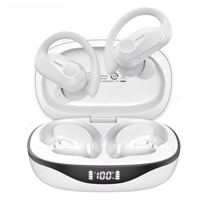 GENERICO - Audifonos de ganchos LP75 Blanco bateria larga duraccion bluetooth 5.3