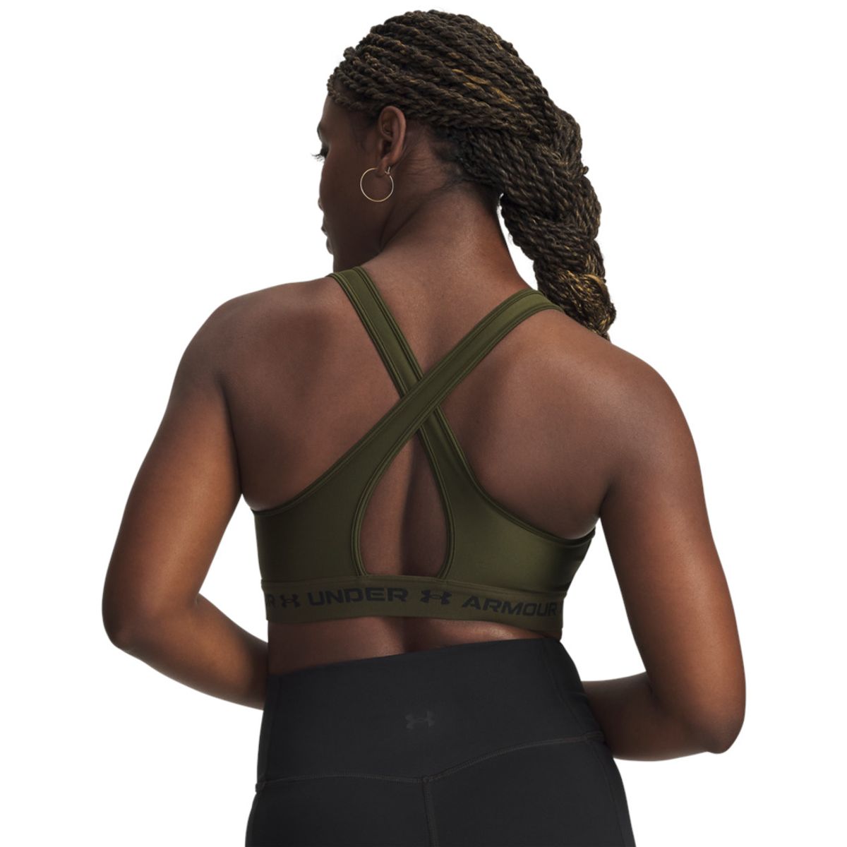 UNDER ARMOUR - Sujetador Mujer Under Armour CROSSBACK MID BRA Verde UNDER ARMOUR