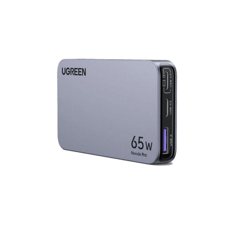 UGREEN - Cargador Ugreen Nexode Pro 3 salidas 65W Ultra Delgado de Carga Rápida