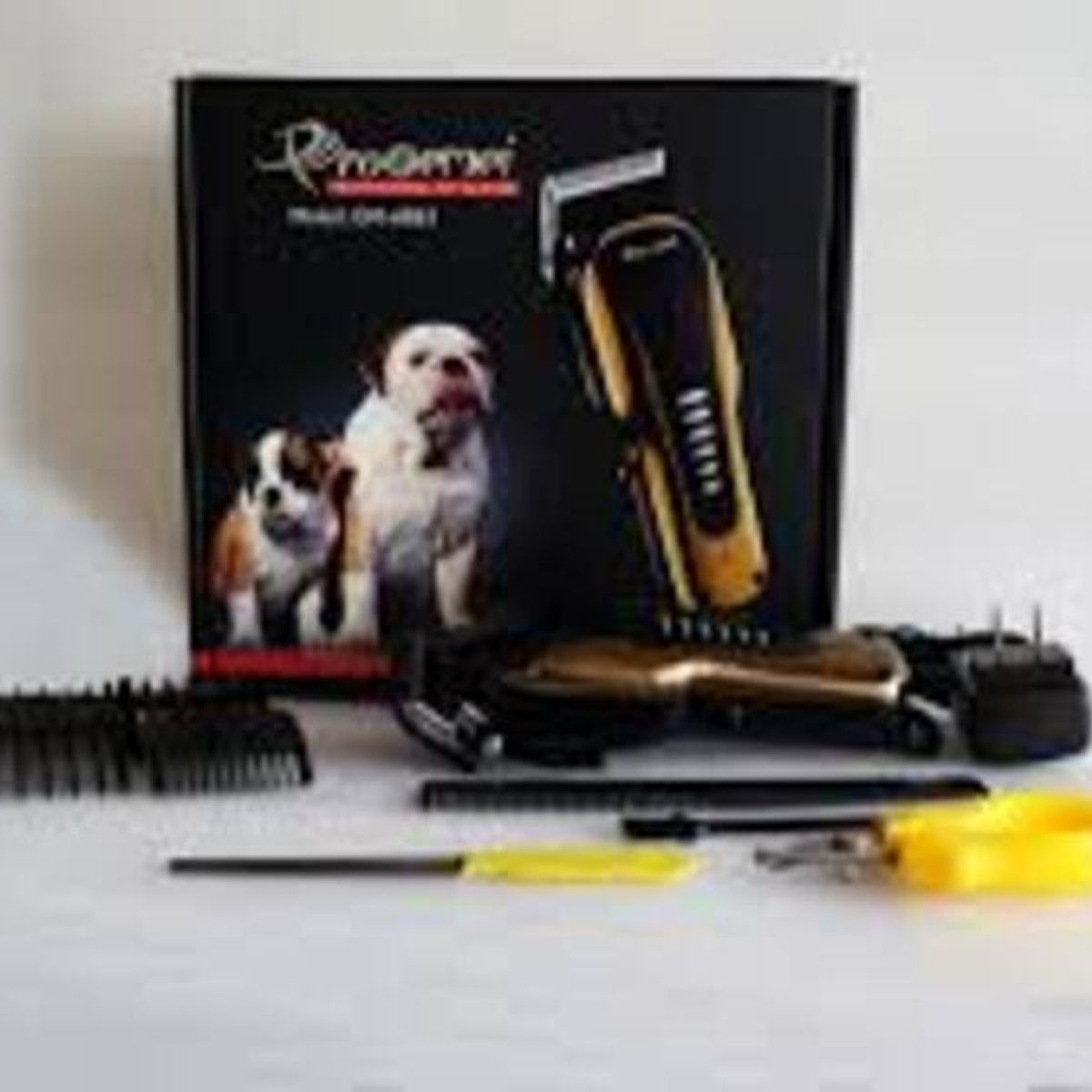 GEMEI GEEMY - Set Maquina Peluquera Canina y Felina Gm -6063 Profesional