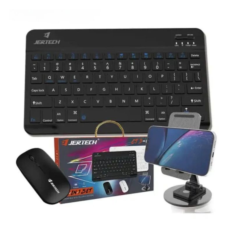 GENERICO - Kit Teclado y Mouse Inalámbricos Jertech Modelo CT3-01