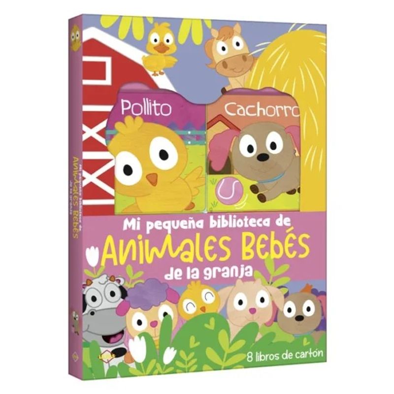 LEXUS - Libro Mi Pequeña Biblioteca - Animales Bebés De La Granja