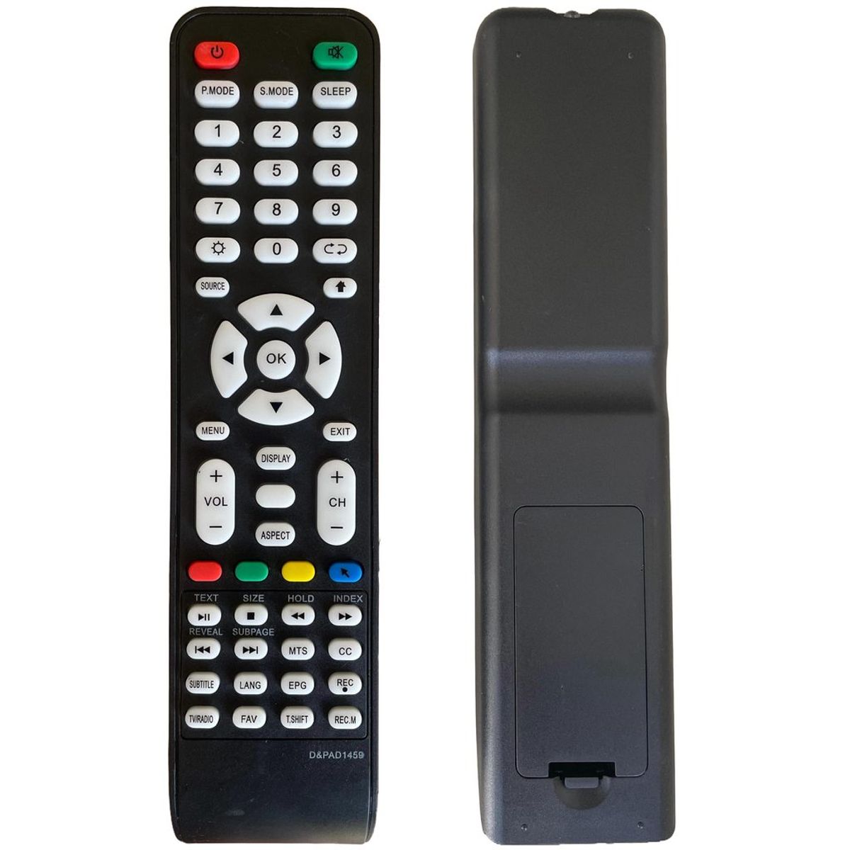 GENERICO - CONTROL REMOTO COMPATIBLE CON TV SANKEY AD1459 - REPUESTO