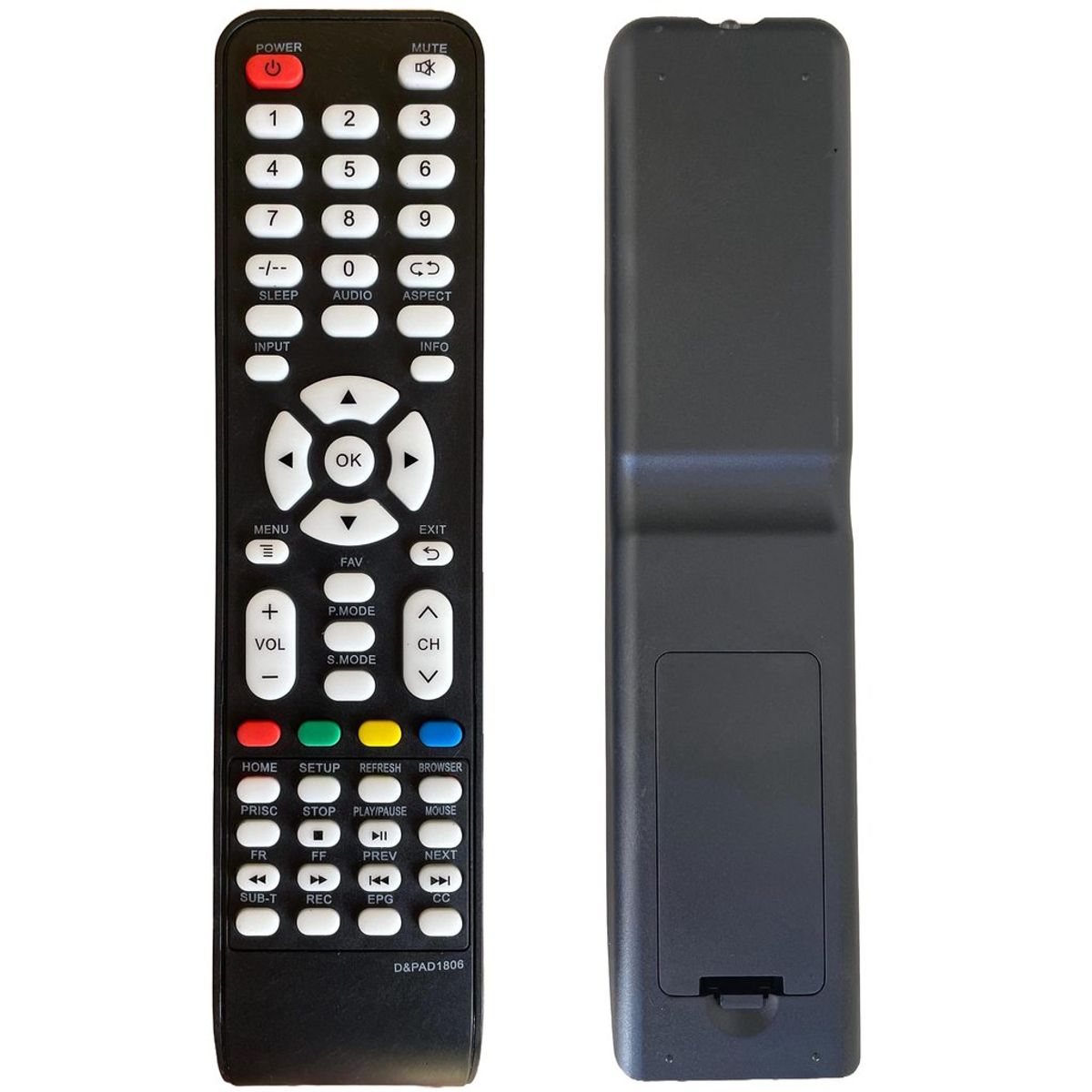 GENERICO - CONTROL PARA TV EPI HYUNDAI AD1806 - REPUESTO REEMPLAZO