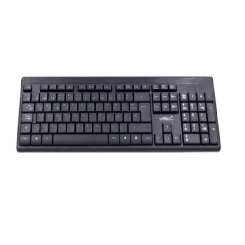 UNITEC - Teclado Inalambrico Delgado 2.4 Ghz Ruido Minimo Kb-w053 Ngr